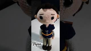 Flynn Rider flynn Rider amigurumi personalizado tejidoamano tejidoacrochet 🧶🪡 [upl. by Ninnetta]