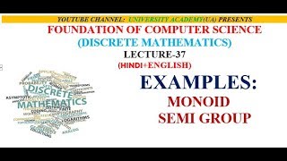 EXAMPLE MONOID SEMIGROUP [upl. by Estrellita273]