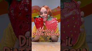 DIPINGO IL PIATTINO FRAGOLA [upl. by Boleslaw]