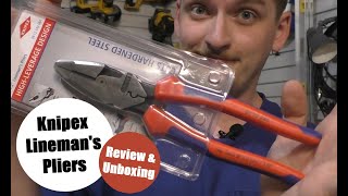 Knipex Linemans Pliers 0912240 UnboxDemoReview [upl. by Caneghem465]