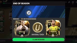 END OF SEASON DIVISION RIVALS REWARDS HUGE NEW DIVISION RIVALS PACK OPENING IN FC MOBILE 25 [upl. by Ennaitak]