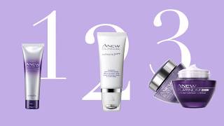 ANEW Platinum Skincare Regimen  Avon [upl. by Aiuqal]