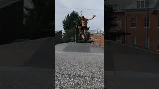 82424  trying to ollie the hip on a dinghy cruiser landyachtz skateboarding [upl. by Urien]