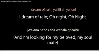 Desert Rose Lyrics  Sting ft Cheb Mami ALL WORDS in Arabic  English and translation [upl. by Nama]