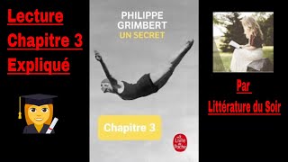 3  Un secret  chapitre 3  livre audio  résumé  Philippe Grimbert [upl. by Elpmet61]