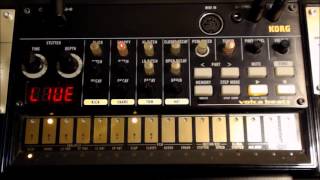 Korg Volca Beats  Break amp hip hop beats [upl. by Imekawulo]