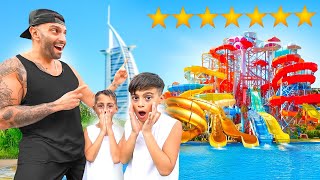 WE GAAN EEN NIEUW WATERPARK UITTESTEN IN DUBAI 7 STERREN  994 [upl. by Airotcivairam]