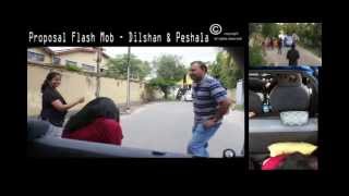 Marriage Proposal Flash Mob In Sri lanka Marry You  Dilshan amp Peshala [upl. by Nama]