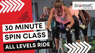 30 Minute Spin® Class  FAT TORCHING Indoor Cycling Workout for BEGINNERS amp ALL LEVELS [upl. by Derreg]