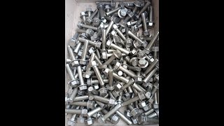 M6X38 304 316 Stainless steel flange screw cold forging machine [upl. by Aiza76]