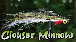 Fly Tying A Quick Easy and Highly Productive Streamer Pattern the Clouser Minnow [upl. by Leia]