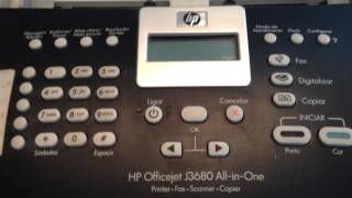 Multifuncional HP OfficeJet J3680 [upl. by Cherianne]