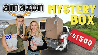 We spent 225 on a pallet of Amazon returns  Unboxing 1500 in MYSTERY items [upl. by Nosnar299]