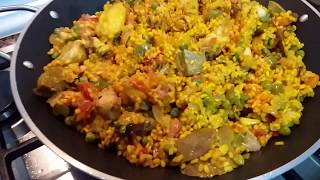 Cómo hacer Paella de pollo y conejo fácil y rápidoRosmarperu49 [upl. by Myron]