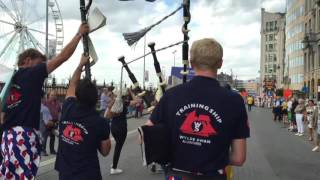 CREW PARADE in Tall Ships Race Antwerp [upl. by Sunday272]