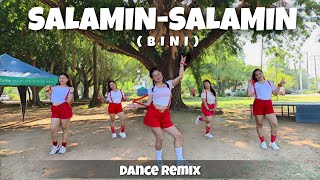 SALAMIN SALAMIN BINI PPOP TIKTOK TREND DANCE FITNESS ZUMBA GFRIENDS [upl. by Amari431]