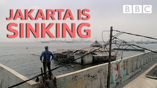 Jakarta is sinking  Equator from the Air  BBC [upl. by Nitin989]