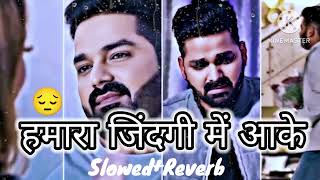 Hamra Jindgi Me Aake SlowedReverb  New Sad Song  Pawan Singh  BH LOFI Song [upl. by Alleinnad]