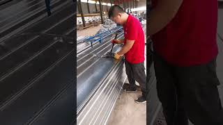 Galvanized C Shape Steel Channel Roof Purlins Shed Purlins  Structural Steel Components Factory [upl. by Aicertap]