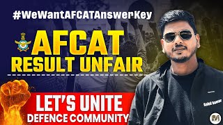 Unfair AFCAT Result  Lets Unite Together [upl. by Lyon]