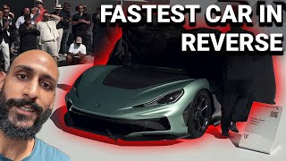 WORLDS FASTEST SUPERCAR IN REVERSE RIMAC NEVERA [upl. by Rubenstein]