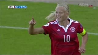 Pernille Harder  Goals amp Skills  2017 [upl. by Jodi]