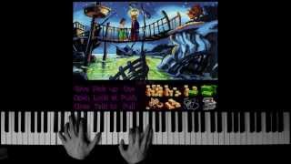 Monkey Island 2  Largo LaGrande Piano Cover  SHEET MUSIC [upl. by Perce784]