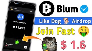 Blum airdrop listings date 📅  Blum withdrawal start 🤑  blum new boat like dog 🐕 join fast [upl. by Bate328]