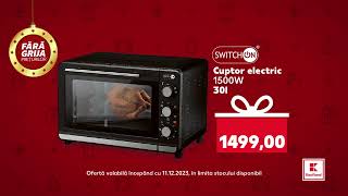 Oferta Kaufland din 11 decembrie  Cuptor electric și tigaie din aluminiu [upl. by Ylluz997]