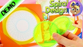 Dessinons un joli Mandala  Spirographe Spiral Designer  Faire des dessins soimême  Démo [upl. by Barhos]