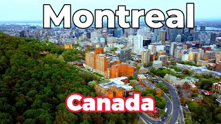 Montreal Quebec Canada fall aerial views [upl. by Issiah]