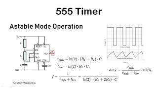 Monostable Multivibrator using 555 Timer  Monostable multivibrator using 555 timer circuit diagram [upl. by Yssac]