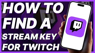 How To Find a Stream Key For Twitch [upl. by Dnalevets]