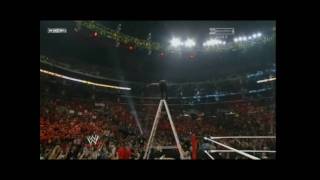 Jeff Hardy Swanton Bomb off the Ladder on CM Punk [upl. by Nnylecoj]