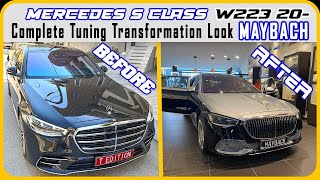 Mercedes S Class w223 retrofit to MAYBACH by Tolias Edition [upl. by Onurb]