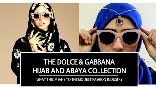 THE DOLCE amp GABBANA HIJAB AND ABAYA COLLECTION  MUSKA JAHAN [upl. by Reehsab]