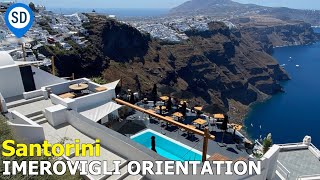 Imerovigli Santorini  Virtual Walking Tour amp Orientation [upl. by Latimer]