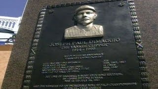 Joe DiMaggio monument is unveiled in 1999 [upl. by Hayyim]