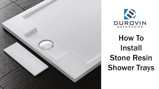 How to Install Durovin Stone Resin Shower Trays [upl. by Schalles]