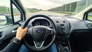 Ford Transit Courier Facelifting 2021 15 TDCi 100HP  Test Drive 45  POV Driver TV [upl. by Avis]