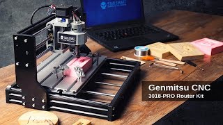 CNC Machine DIY  SainSmart Genmitsu 3018 PRO Tutorial [upl. by Unhsiv865]