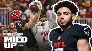 Drake London Micd Up in careerhigh game  Washington Commanders vs Atlanta Falcons  NFL [upl. by Sorrows]