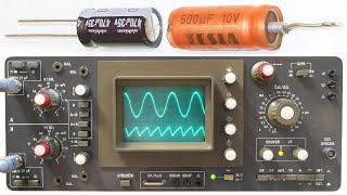 Analog oscilloscope repair 2  Capacitors ESR leakage current [upl. by Harlan]