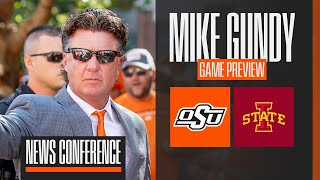 Mike Gundy News Conference 91823 [upl. by Gare272]