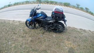 600 Kms in a day on Hornet 160r ABS  Yamuna Expressway [upl. by Atnwahsal101]