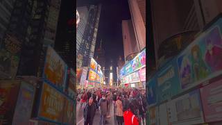 Times Square After Dark The Heartbeat of NYC at Night citypulsenyc newyorkcityvibes [upl. by Muraida]