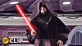 Yoda vs Darth Sidious  Fight Scene  Star Wars Revenge of the Sith 2005 Movie Clip HD 4K [upl. by Ilesara]