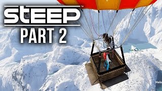 Steep Gameplay Walkthrough Part 2  HOT AIR BALLOON JUMP amp CUSTOMIZATION Full Game [upl. by Alejandro]