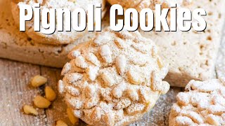 Pignoli Cookies Biscotti ai Pinoli [upl. by Rehpotsyrk842]