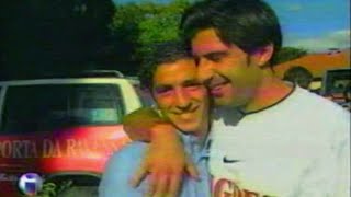 Reportagem  Quando Simão Sabrosa conheceu o ídolo Luís Figo em 19971998 [upl. by Ydnyl771]